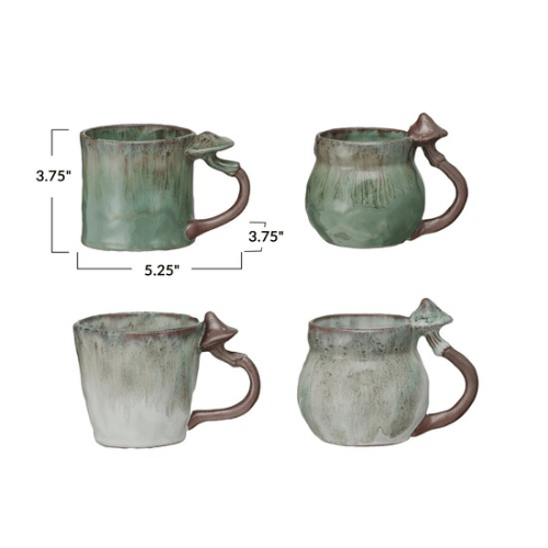 Stoneware Mug w/ Mushroom - Market 12