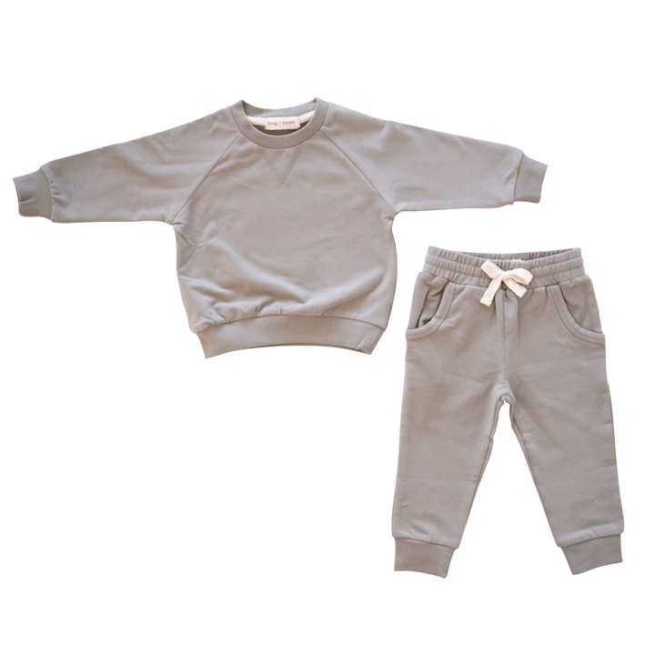 Sweatshirt + Jogger Matching Set | Sage - Market 12
