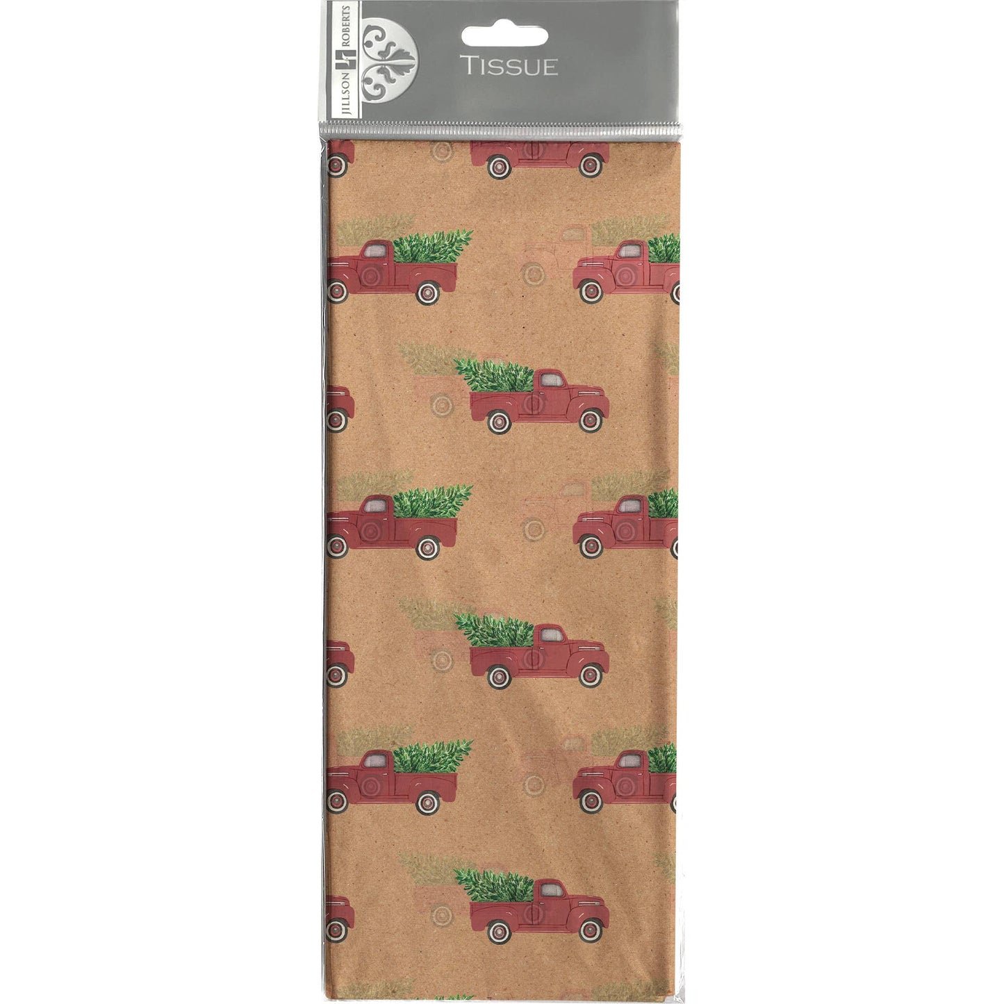 Tissue - Printed Red Pickup Truck - Market 12