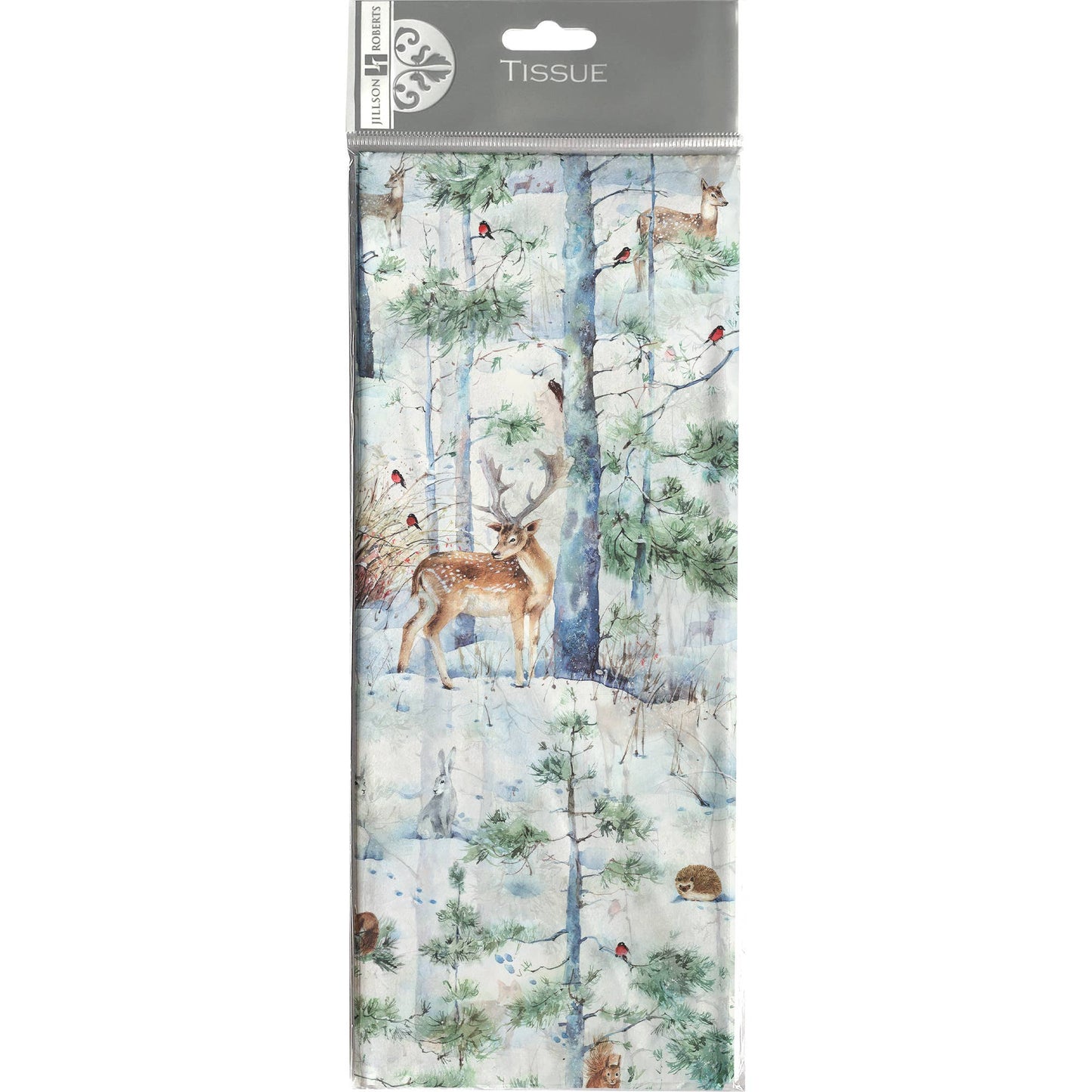 Tissue - Printed Snowy Woodland - Market 12