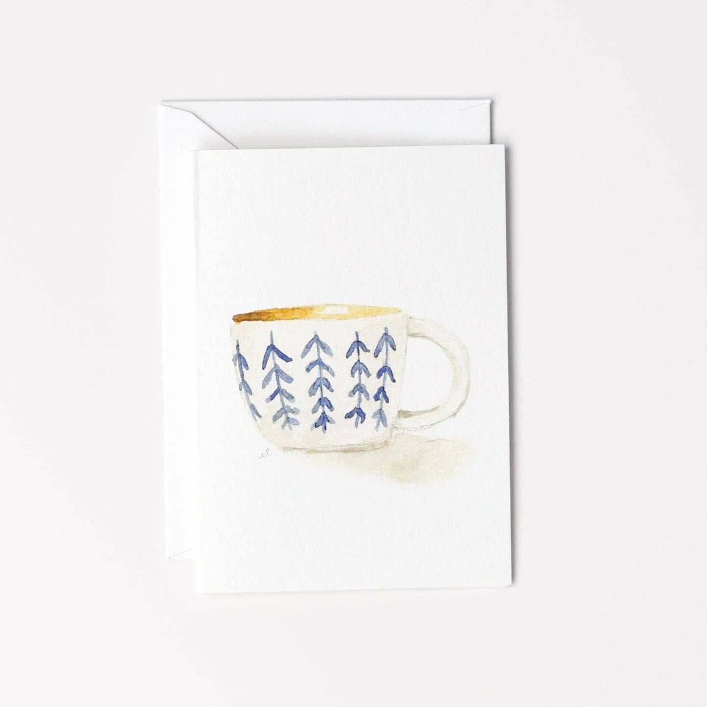 Vine mug mini notecard - Market 12
