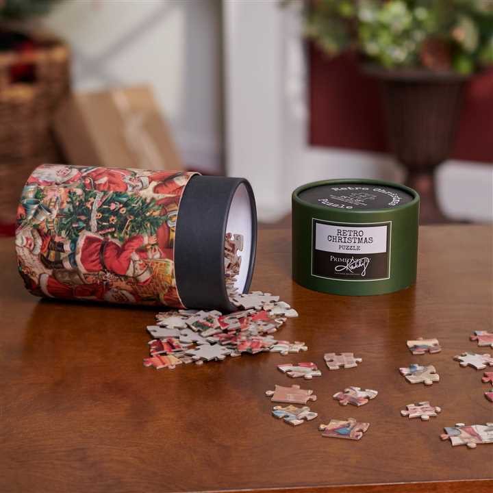 Vintage Christmas Puzzle - Market 12