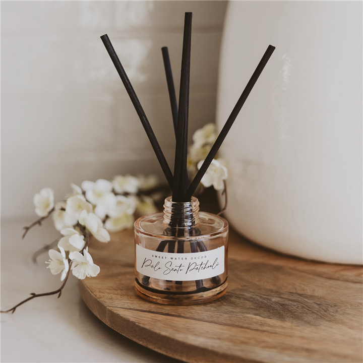Palo Santo Patchouli Reed Diffuser - Sweet Water Decor