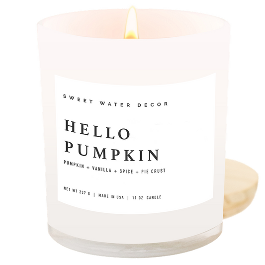Hello Pumpkin 11 oz Soy Candle