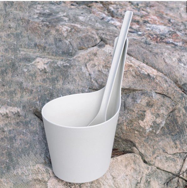 07 Rento Pisara Straight Handle Sauna Bucket Bucket Handle Biocomposite Liters (Black) - Market 12