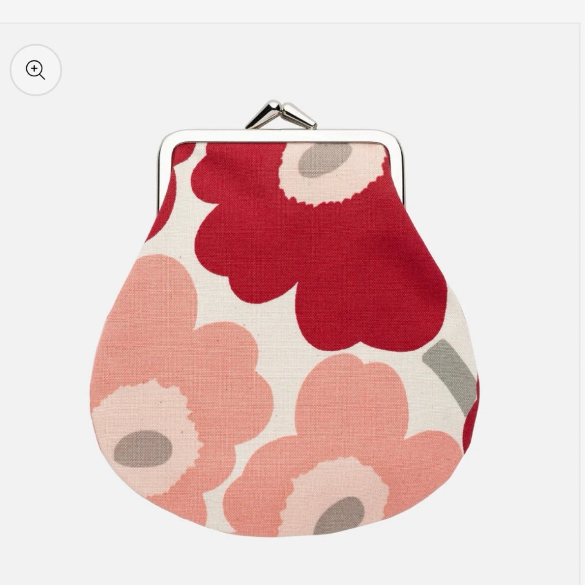 07 W Marimekko mini coin purse, Red, pink - Market 12