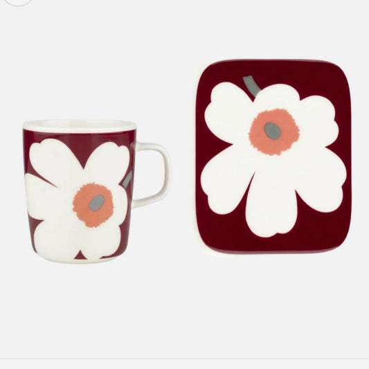 07 W Marimekko Unikko Mug/plate set - Market 12