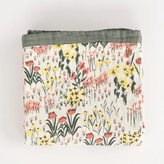 Hope Roadside Picks Bamboo Rayon Muslin 4-Layer Quilt