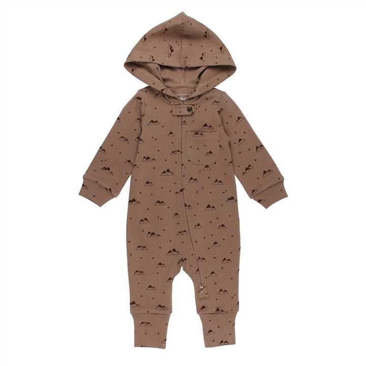 Organic Zipper Romper