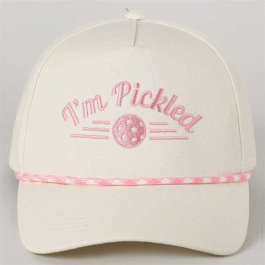 Pickleball Embroidery Trucker Hat