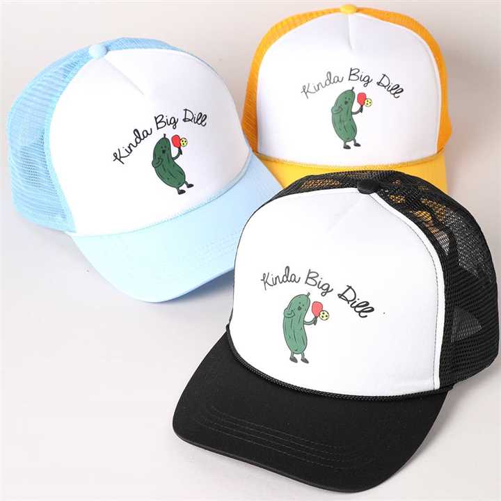 Big Dill Tone Trucker Hat with Lining