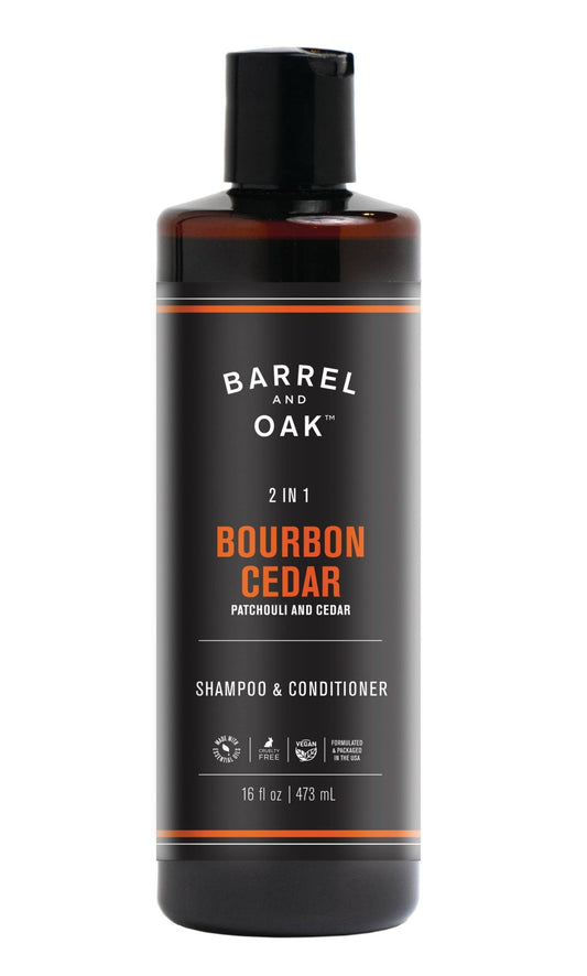 2 - in - 1 Shampoo and Conditioner - Bourbon Cedar 16 fl oz - Market 12