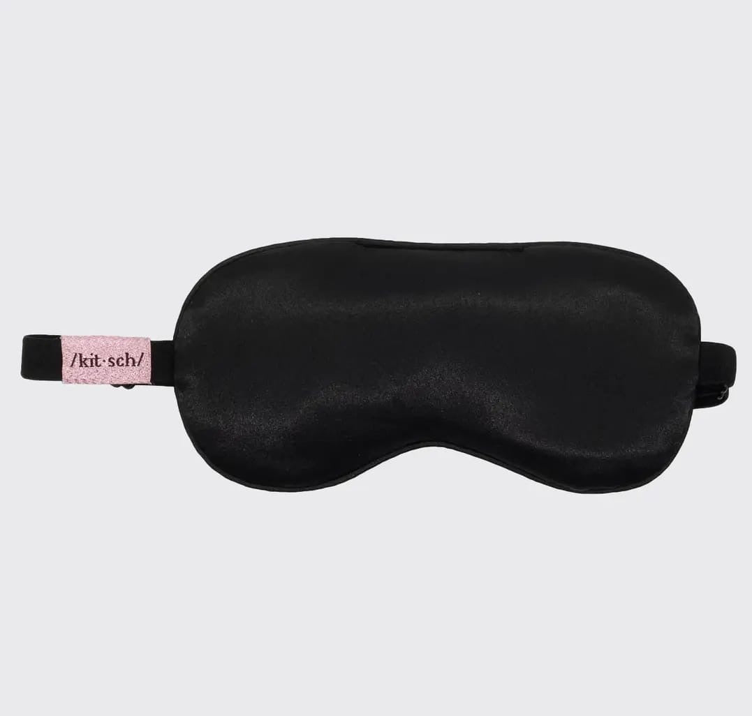 Kitsch Lavender Weighted Satin Eye Mask