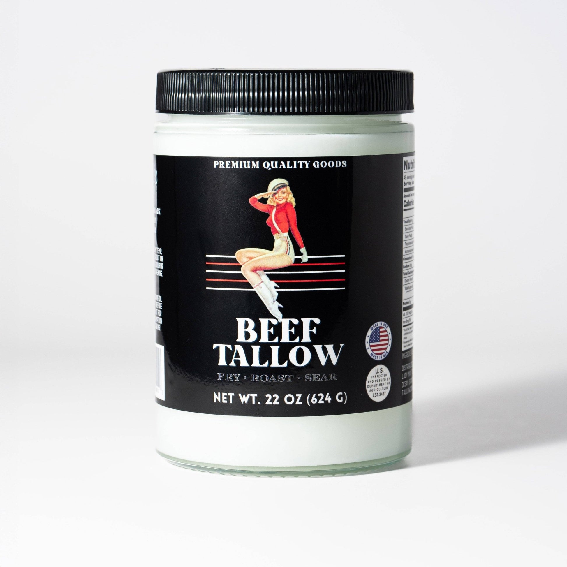 22oz Premium Cooking Beef Tallow - Market 12