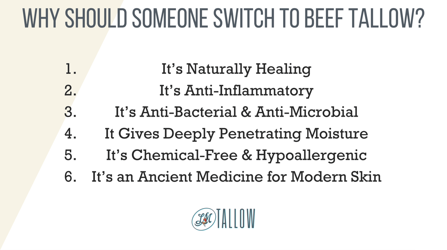 24 oz Unscented Whipped Tallow Moisturizer | 100% Natural Skincare