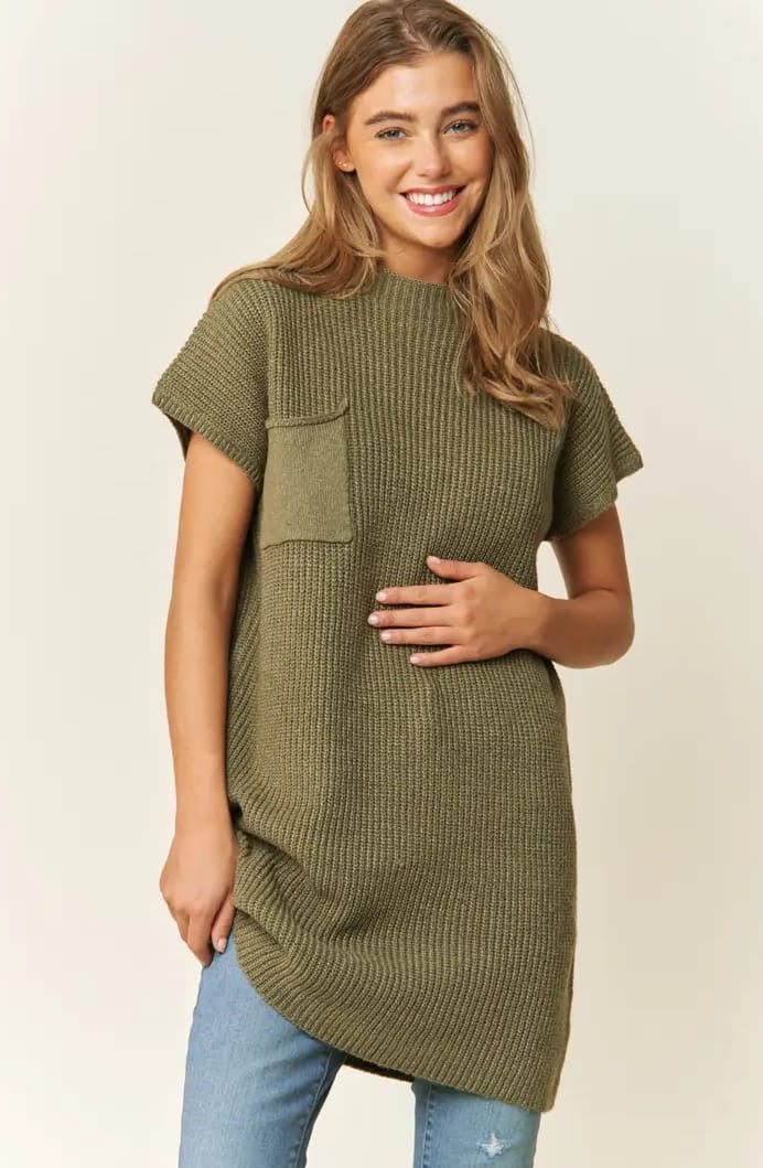 Classic Drop Shoulder Sweater Dress