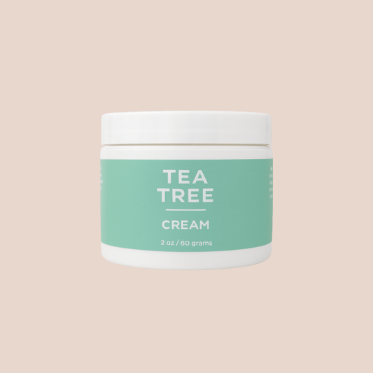 2oz Tea Tree Organic Cream - fungal + candida: 2oz - Market 12