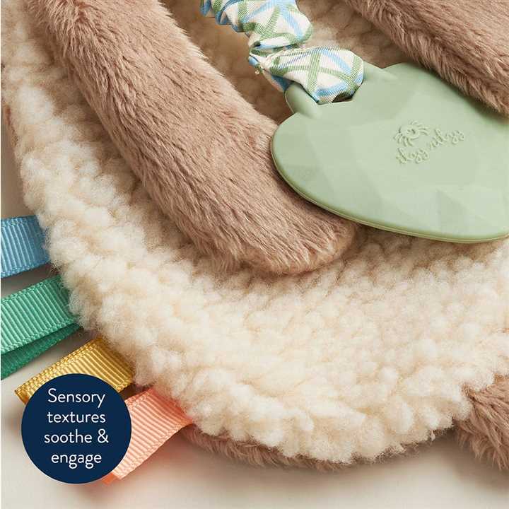 Taupe Bunny Itzy Friends Lovey Plush
