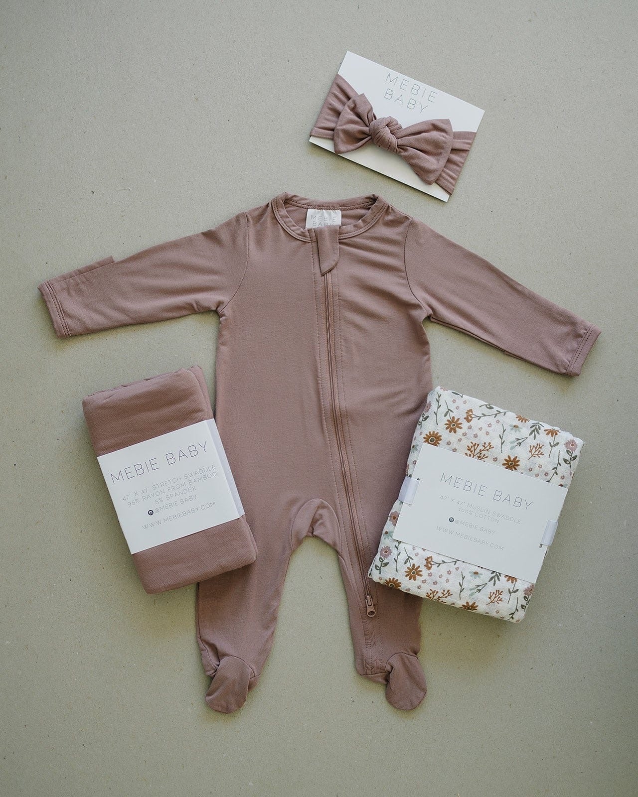 Mebie Baby Bamboo Zipper