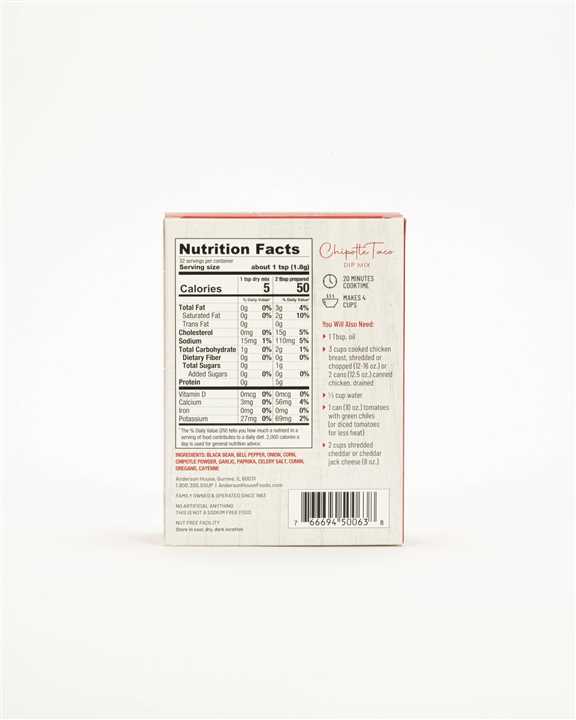 Chipotle Taco Dip Mix GF