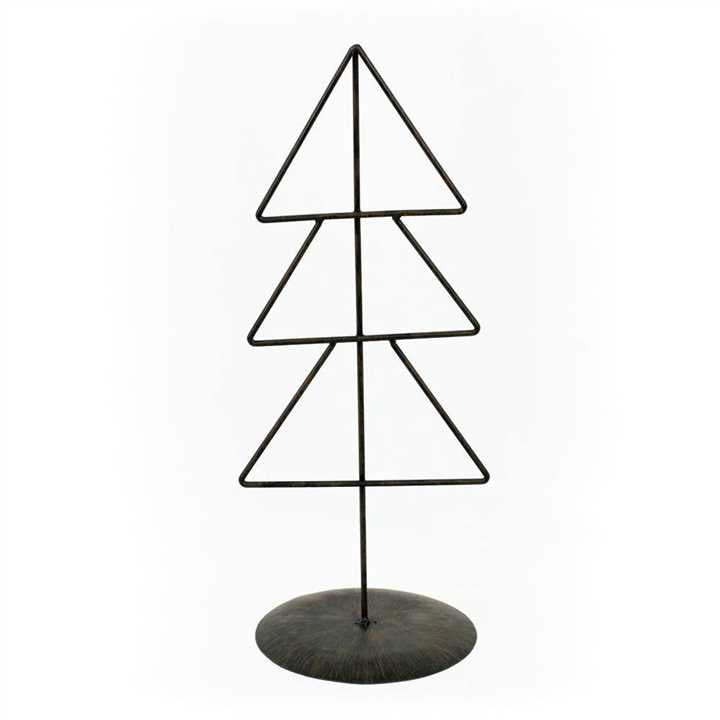 Metal Christmas Tree, Christmas Decor 8x18