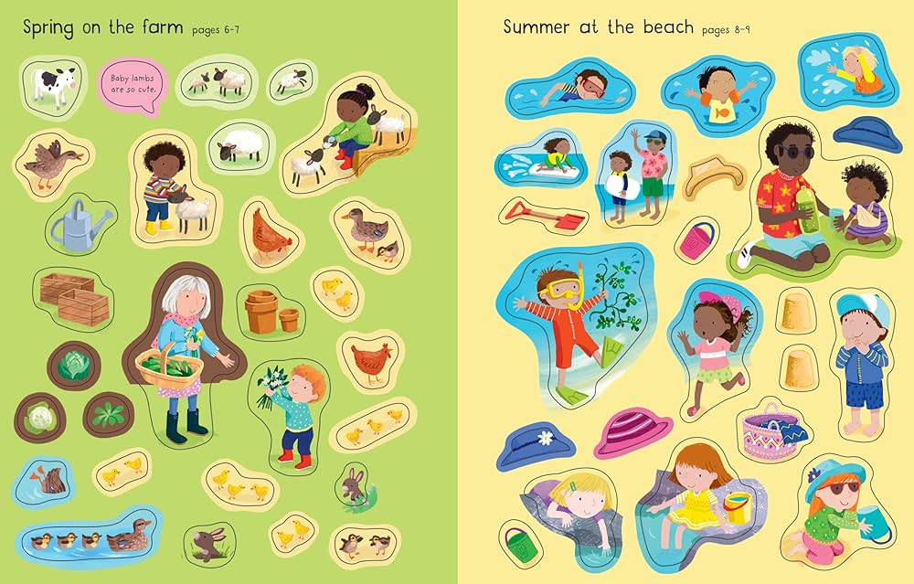 First Sticker Book Seasons