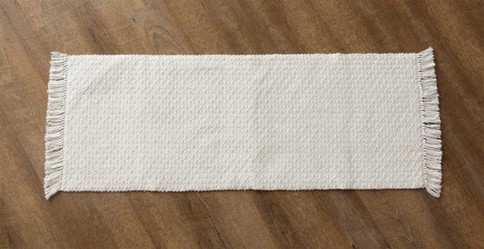 41x15 Woven Cotton Table Runner With Fringe