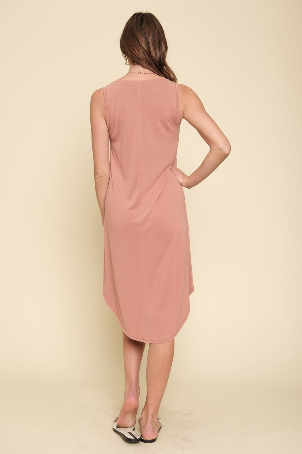 Rose Modal Long Dress