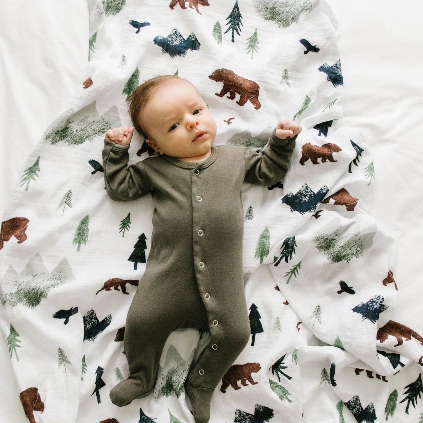 Saranoni Bamboo Rayon Muslin Swaddle