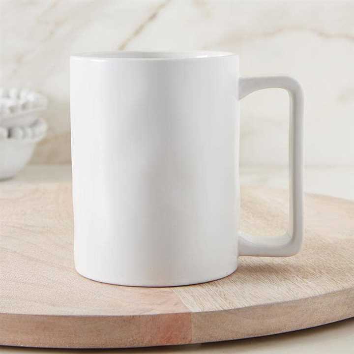 Organic Mug  Matte White