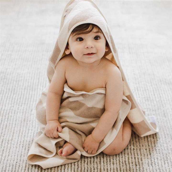 Stripe Woven Terry Towel & Washcloth One Size