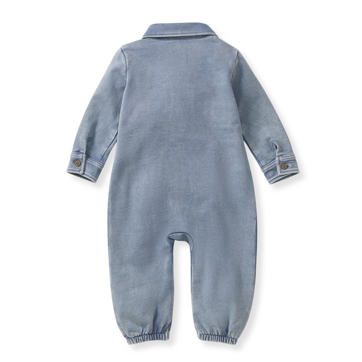 Acid Wash Infant Jumpsuit: Flint