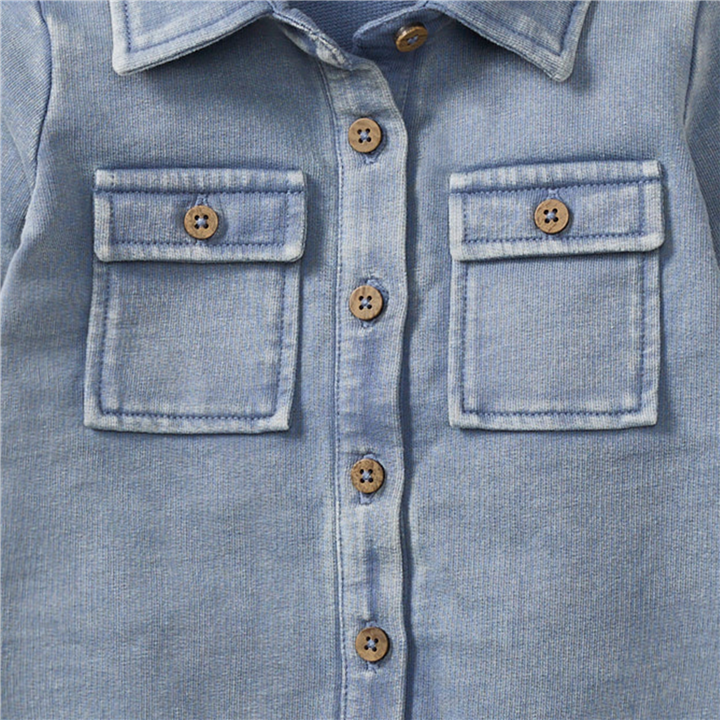 Acid Wash Infant Jumpsuit: Flint