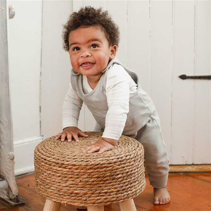 Plaid Infant Boy Jumpsuit & Bodysuit Set: Hazy