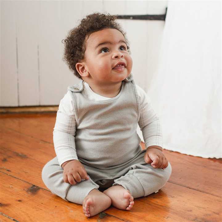 Plaid Infant Boy Jumpsuit & Bodysuit Set: Hazy