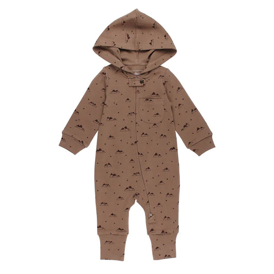 Organic Zipper Romper