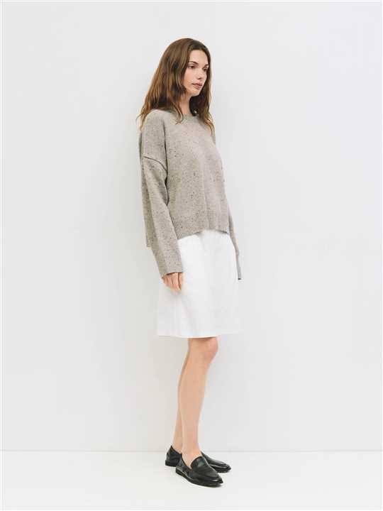 Confetti Sweater: BROWN