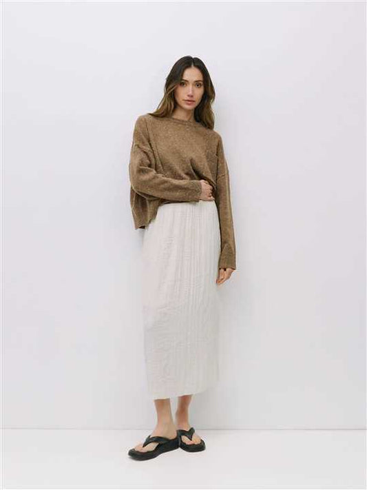 Confetti Sweater: BROWN