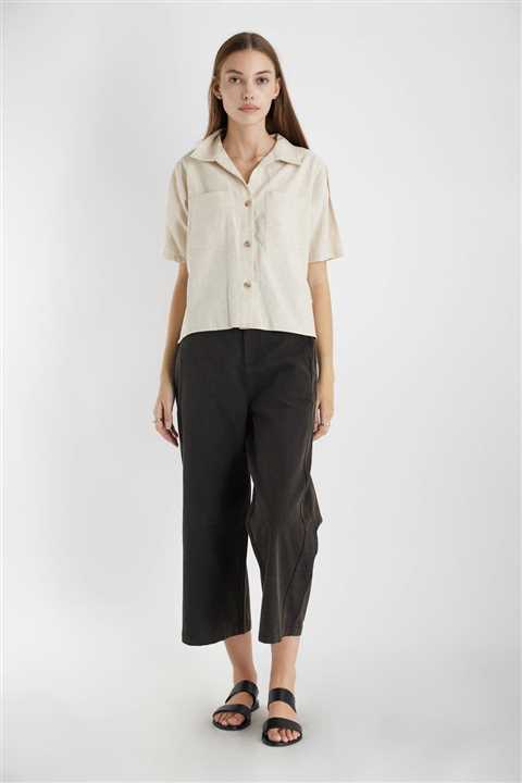 The Lana Top: OLIVE