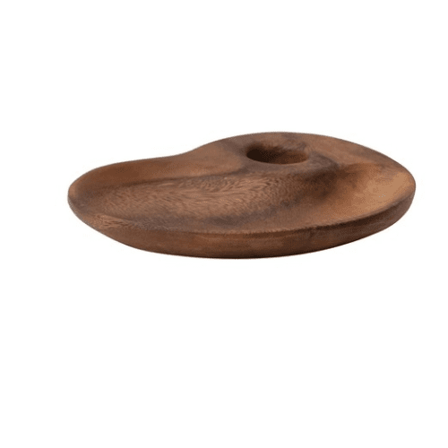 Acacia Wood Tray w/ Handle - Market 12