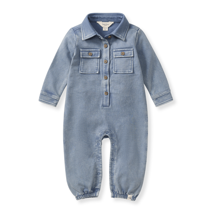 Acid Wash Infant Jumpsuit: Flint - Market 12