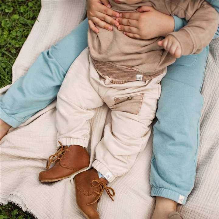 Acid Wash Infant Sweatshirt Set: Ginger Loaf - Market 12