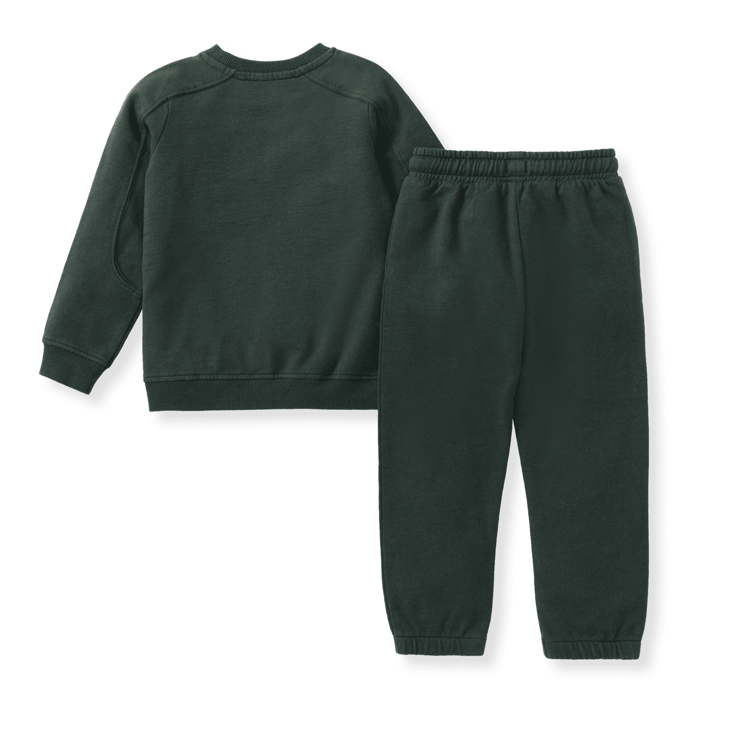 Acid Wash Sweatshirt & Pants Set - Zucchini Green: - Market 12