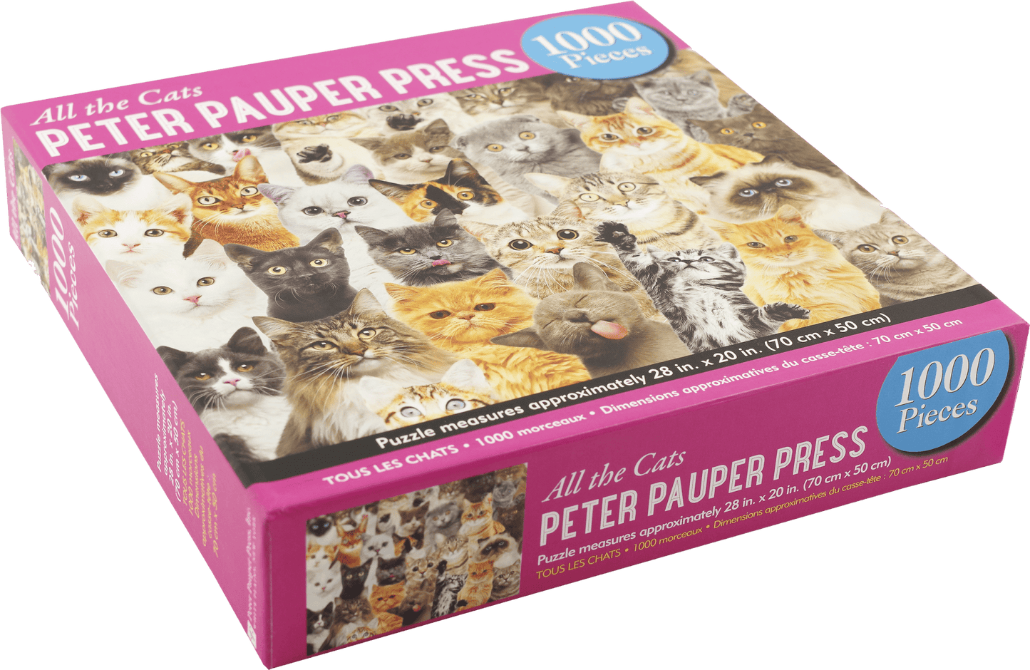 All the Cats 1000 Piece Jigsaw Puzzle - Market 12