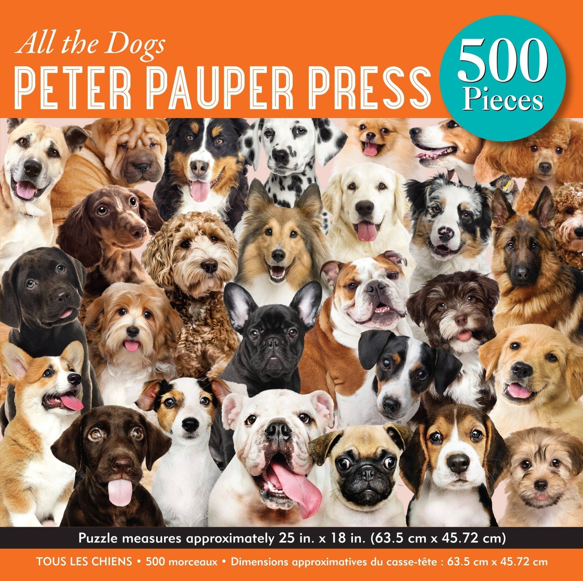 All the Dogs 500 Piece Jigsaw Puzzle - Market 12