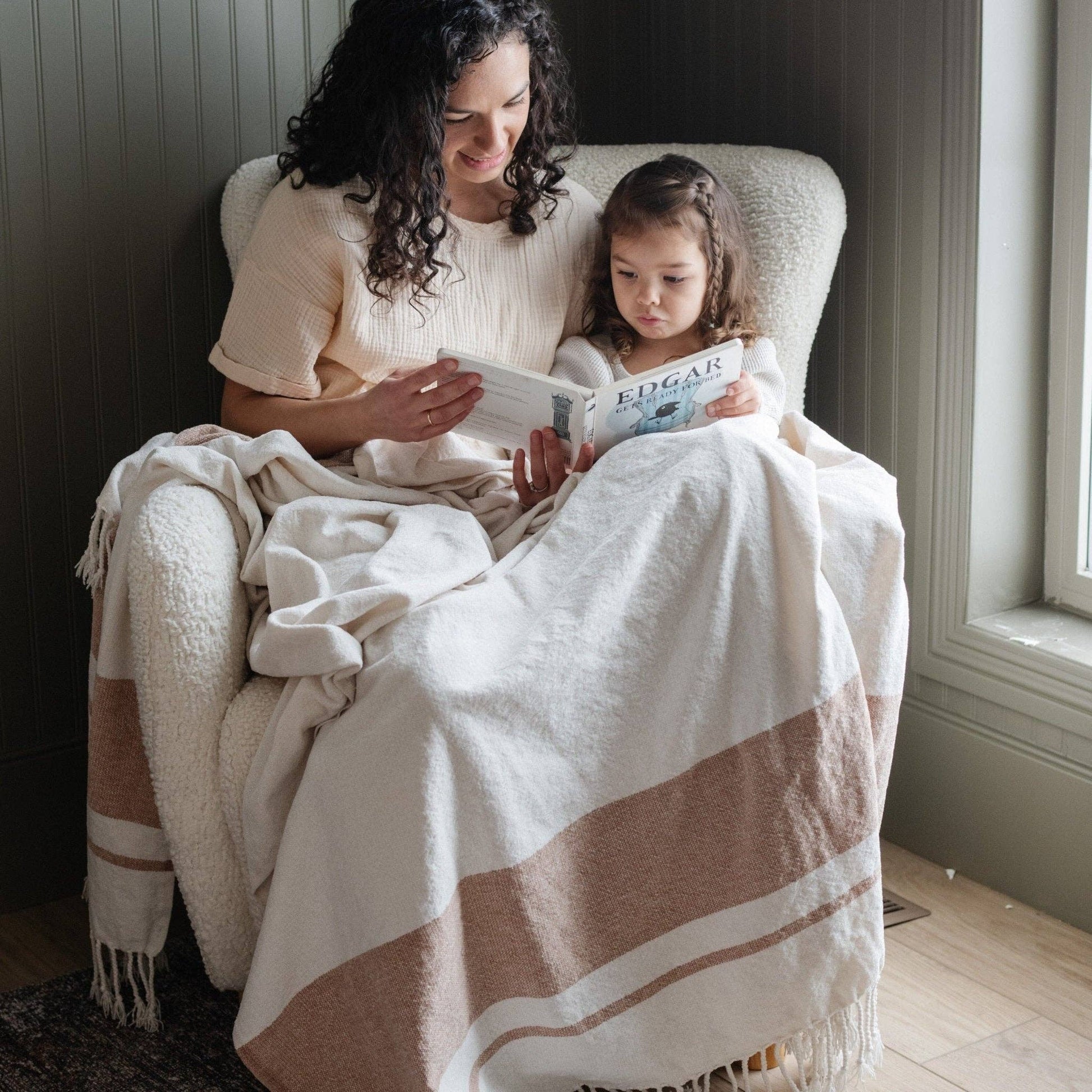 Alpine CHENILLE FRINGE THROW BLANKETS: - Market 12