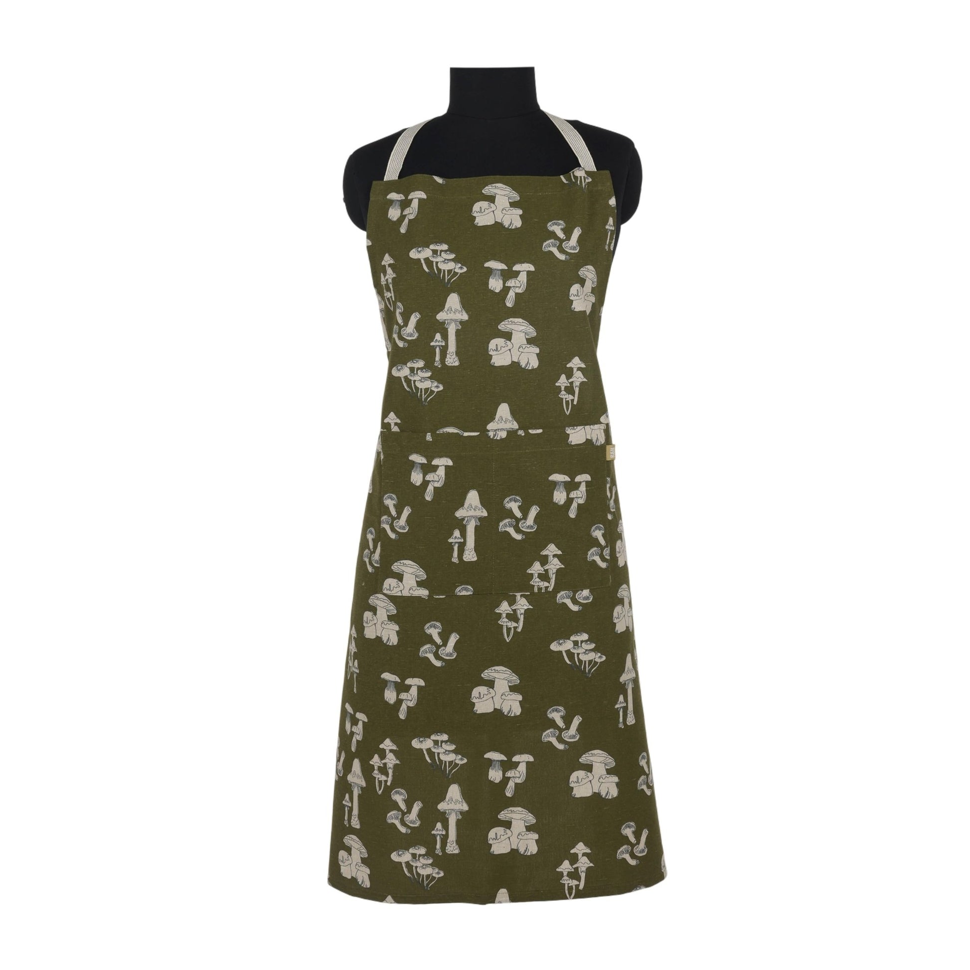 Apron - Wild Mushroom - Green - Market 12