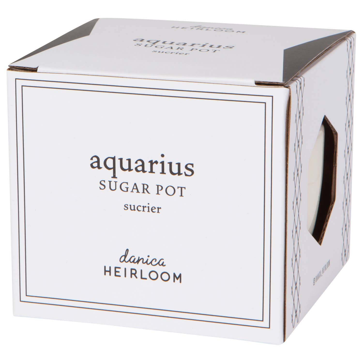 Aquarius Oyster Sugar Pot - Market 12