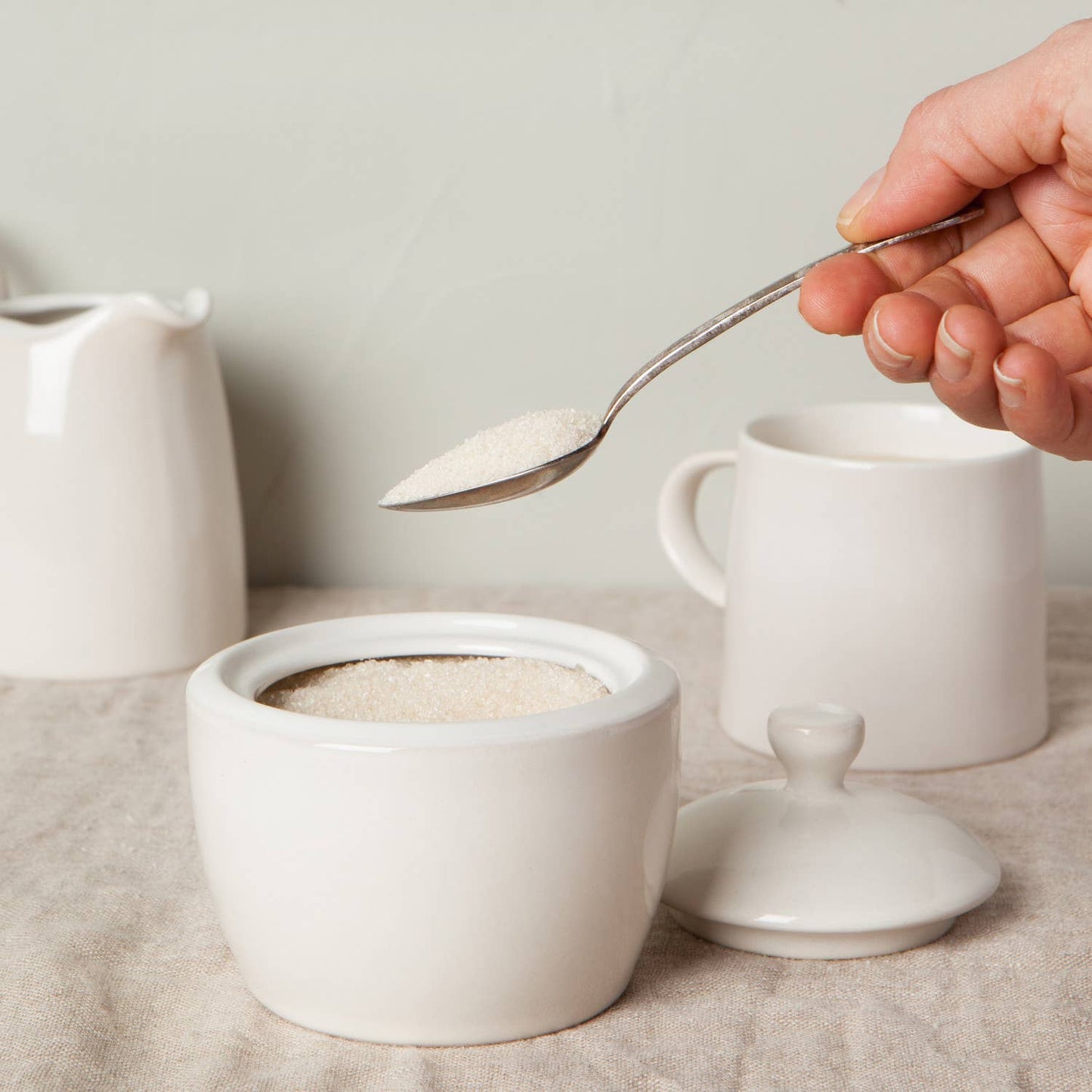 Aquarius Oyster Sugar Pot - Market 12