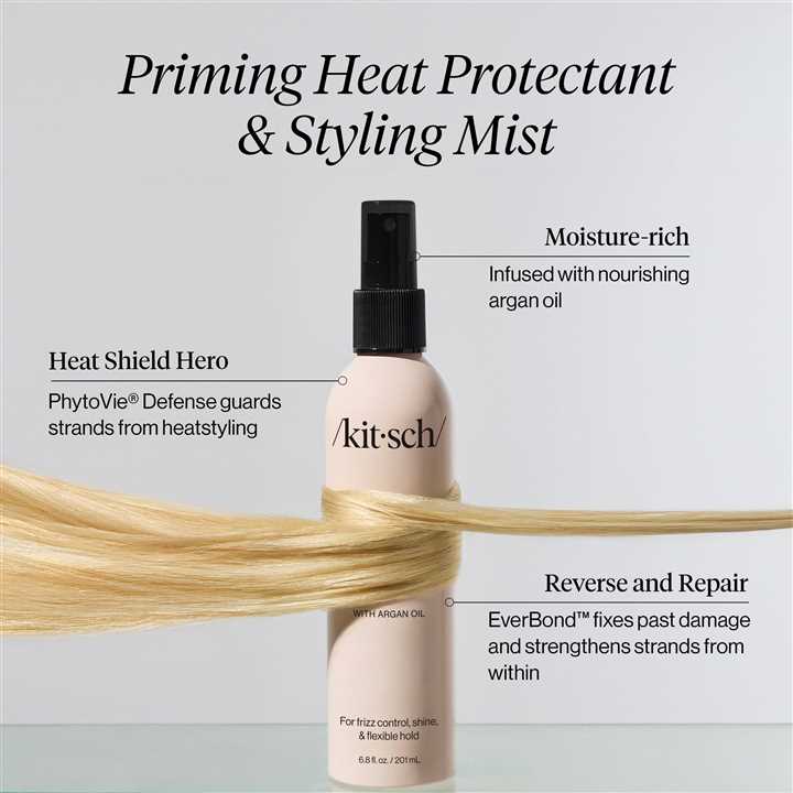 Argan Oil Heat Protectant & Styling Mist - Market 12